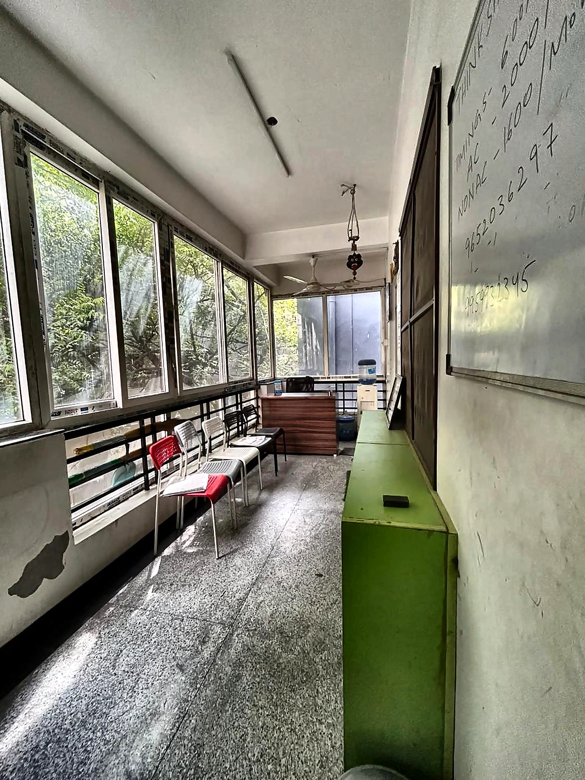 Window-side reading area
