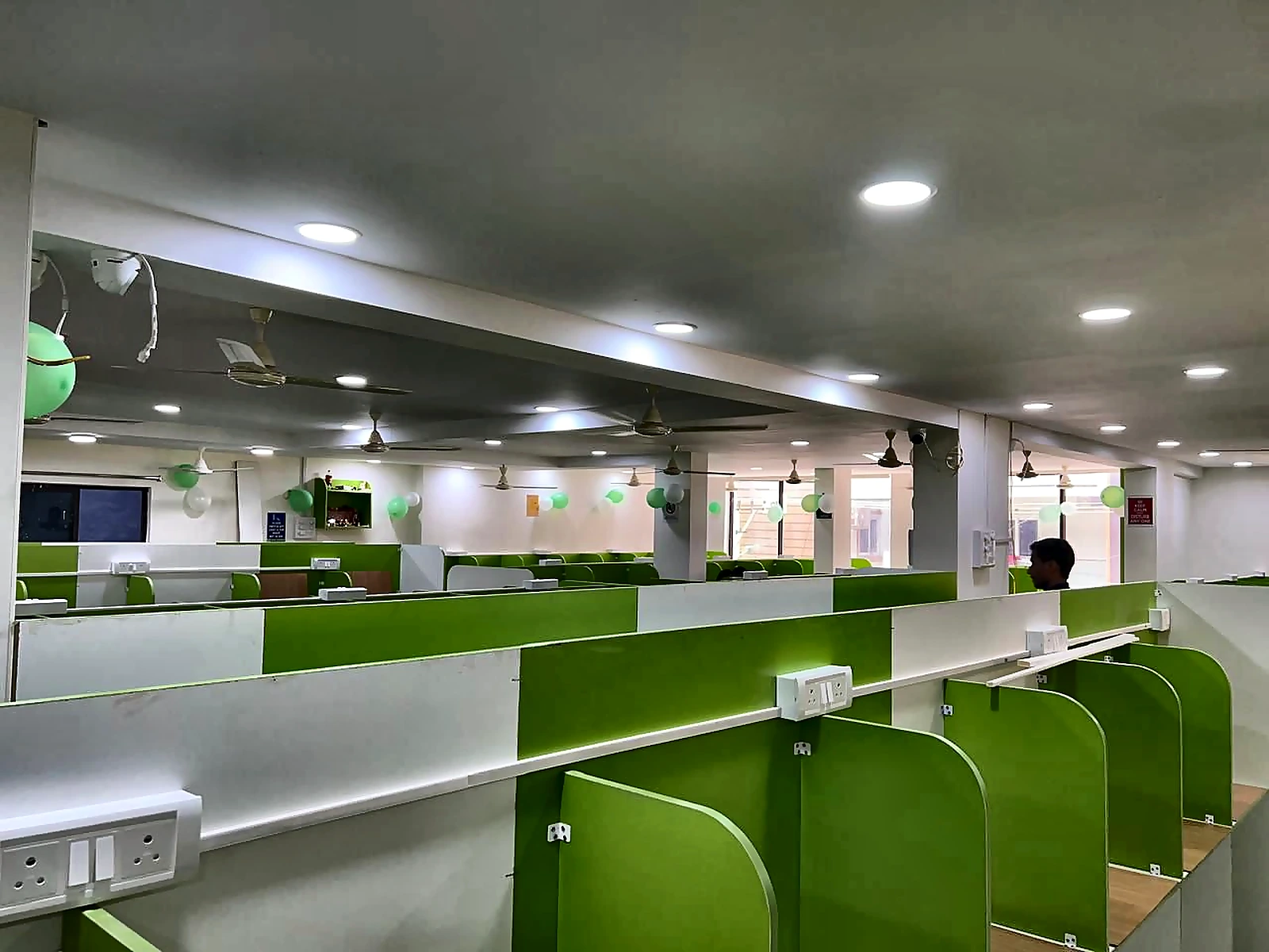 Quiet study desks